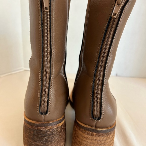 Oasis Society California Brown Tall Ankle Boot Size 9 - Picture 4 of 16